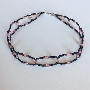 Beaded Choker Necklace - like new